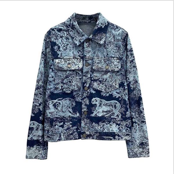 women's jackets 2021 early autumn jungle animal tiger print fashion all-match jacket, dark blue ink painting long-sleeved denim jacket, Black;brown
women's jackets 2021 early autumn jungle animal tiger print fashion all-match jacket, dark blue ink painting long-sleeved denim jacket, Black;brown