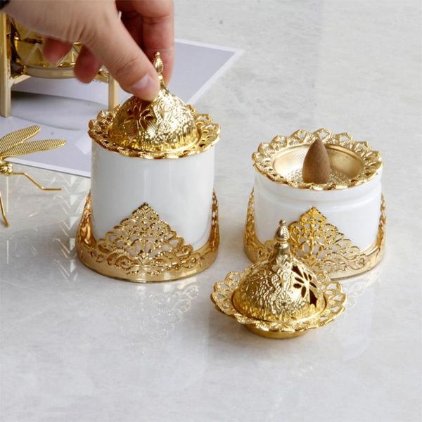 fragrance lamps 39xb 1pcs iron ceramic combination aroma diffuser, middle east decoration incense burner for friends
fragrance lamps 39xb 1pcs iron ceramic combination aroma diffuser, middle east decoration incense burner for friends