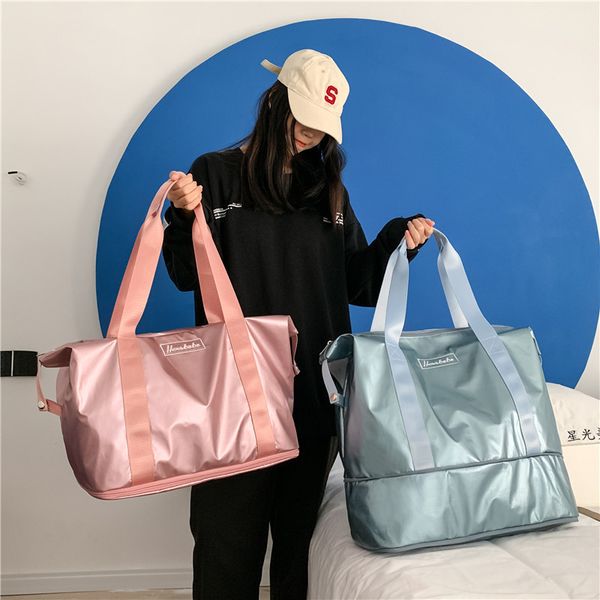 luxury handbags dry wet separation sports female swimming yoga training travel storage hand luggage bag