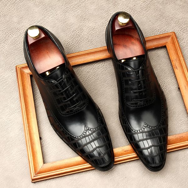 handmade mens wingtip oxford shoes fashion genuine cowhide leather brogue black classic business wedding dress shoes for men
handmade mens wingtip oxford shoes fashion genuine cowhide leather brogue black classic business wedding dress shoes for men