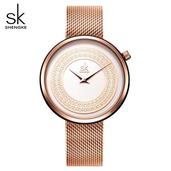 wristwatches shengke sk women watch fashion rose gold watches for montre femme ladies quartz 2021 zegarek damski, Slivery;brown
wristwatches shengke sk women watch fashion rose gold watches for montre femme ladies quartz 2021 zegarek damski, Slivery;brown