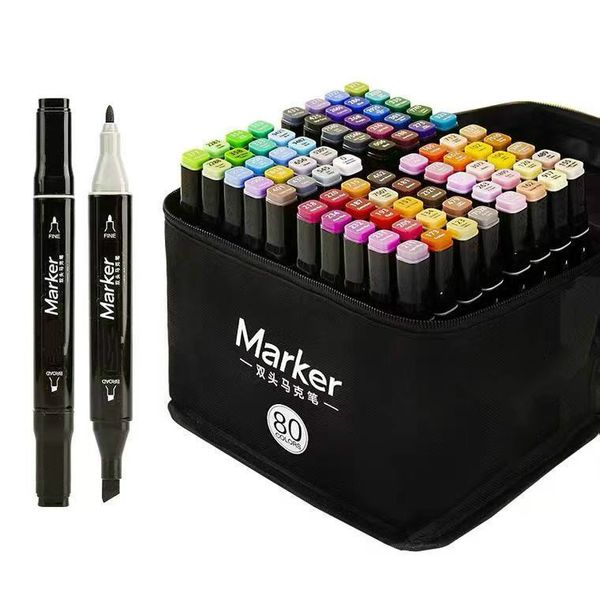 painting pens mark 48 double head oil water pen genuine set primary school students 24 36 80 color children's hand drawing, Black;red
painting pens mark 48 double head oil water pen genuine set primary school students 24 36 80 color children's hand drawing, Black;red