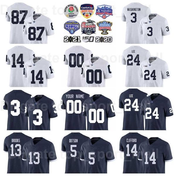 ncaa penn state nittany psu college football jersey 14 sean clifford 21 noah cain 24 keyvone lee 5 jahan dotson 3 parker washington 13 keand, Black
ncaa penn state nittany psu college football jersey 14 sean clifford 21 noah cain 24 keyvone lee 5 jahan dotson 3 parker washington 13 keand, Black