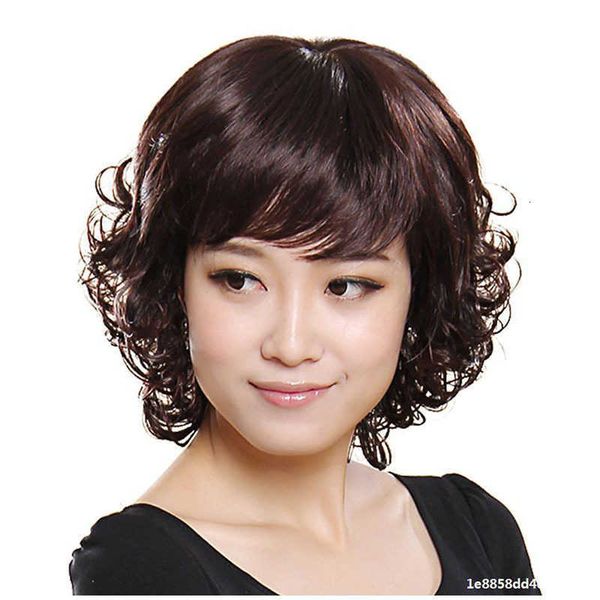 m's and elderly wig female middle-aged woman's head set short curly hair, Black
m's and elderly wig female middle-aged woman's head set short curly hair, Black
