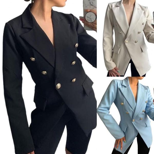 women's suits & blazers autumn elegant formal jacket women slim medium long blazer double breasted solid comfortable cardigan for busin, White;black
women's suits & blazers autumn elegant formal jacket women slim medium long blazer double breasted solid comfortable cardigan for busin, White;black
