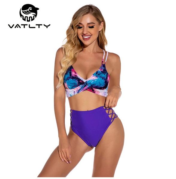 women's swimwear vatlty official authentic 2021 bikini high-quality anti-wrinkle fabric woman fashionable purple wwimsuit beach spa, White;black
women's swimwear vatlty official authentic 2021 bikini high-quality anti-wrinkle fabric woman fashionable purple wwimsuit beach spa, White;black