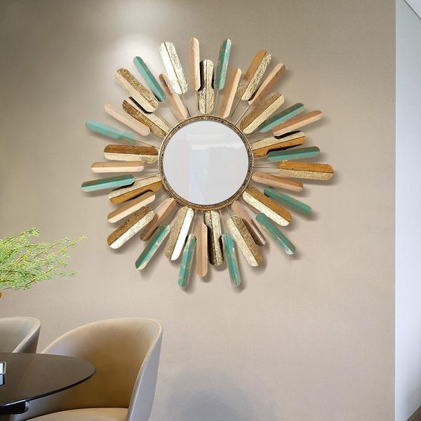 mirrors wall-mounted european restaurant porch wall mirror simple living room iron decoration pendant
mirrors wall-mounted european restaurant porch wall mirror simple living room iron decoration pendant
