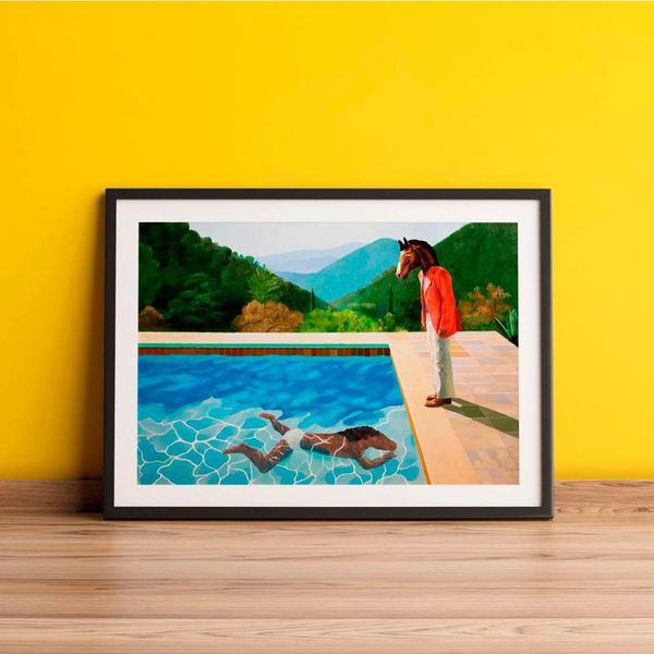 paintings bojack print poster david hockney inspired two horses swimming pool canvas painting mural art cartoon picture living room decor
paintings bojack print poster david hockney inspired two horses swimming pool canvas painting mural art cartoon picture living room decor