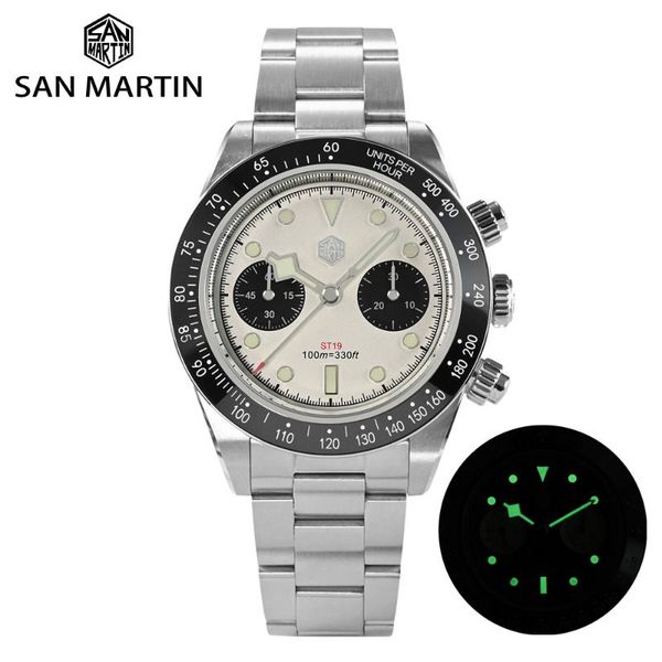 wristwatches san martin men sports watch 40mm panda bb chronograph retro luxury seagull st1901 manual mechanical sapphire 10bar luminous, Slivery;brown
wristwatches san martin men sports watch 40mm panda bb chronograph retro luxury seagull st1901 manual mechanical sapphire 10bar luminous, Slivery;brown