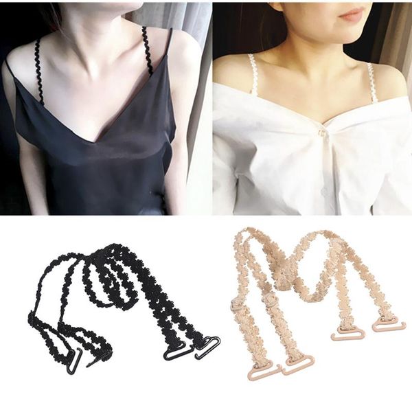 adjustable women's elastic bra strap crochet floral lace belt shoulder intimates accessorie g-strings, Black;white
adjustable women's elastic bra strap crochet floral lace belt shoulder intimates accessorie g-strings, Black;white