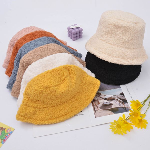autumn and winter lamb hair fisherman's hat simple thickened ear-protecting plush basin hat, Blue;gray
autumn and winter lamb hair fisherman's hat simple thickened ear-protecting plush basin hat, Blue;gray