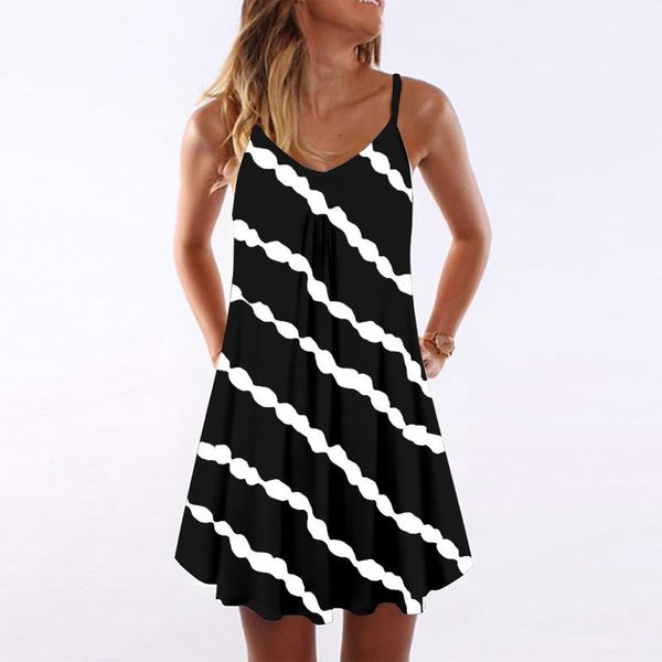 casual dresses 1pc summer women dress 2021 women's tie dyed v-neck sleeveless drawstring sling with gradient stripe, Black;gray
casual dresses 1pc summer women dress 2021 women's tie dyed v-neck sleeveless drawstring sling with gradient stripe, Black;gray