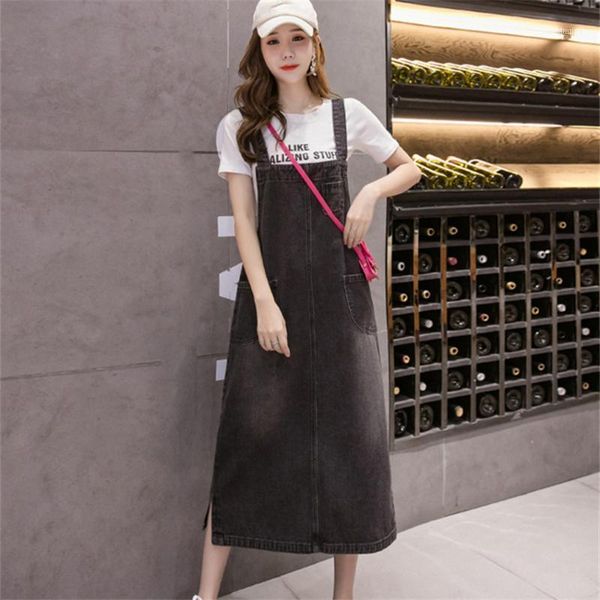 casual dresses s-5xl plus size dress spring summer denim spaghetti strap women sleeveless sundress loose vestidos robe femme1, Black;gray
casual dresses s-5xl plus size dress spring summer denim spaghetti strap women sleeveless sundress loose vestidos robe femme1, Black;gray