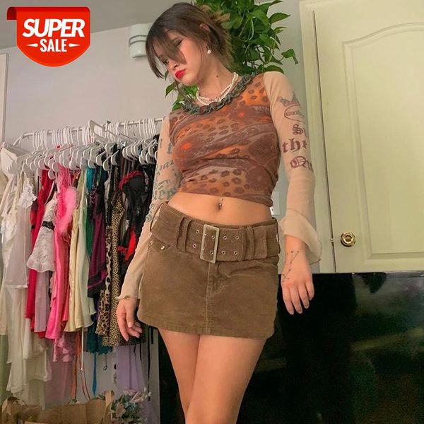 Women's Sheer Mesh Printed Cropped Top See Through Chic Ruffle Trim Round Neck Long Sleeve T-Shirt Trendy Wild Streetwear #MU3p, White
Women's Sheer Mesh Printed Cropped Top See Through Chic Ruffle Trim Round Neck Long Sleeve T-Shirt Trendy Wild Streetwear #MU3p, White