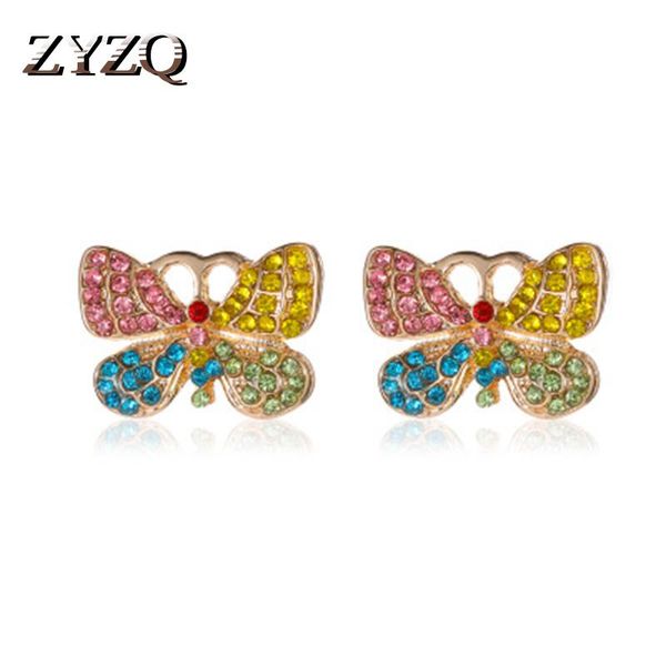 stud zyzq sweety butterfly shaped earrings with colorful tiny stone setting vintage jewelry wholesale lots&bulk gift, Golden;silver
stud zyzq sweety butterfly shaped earrings with colorful tiny stone setting vintage jewelry wholesale lots&bulk gift, Golden;silver