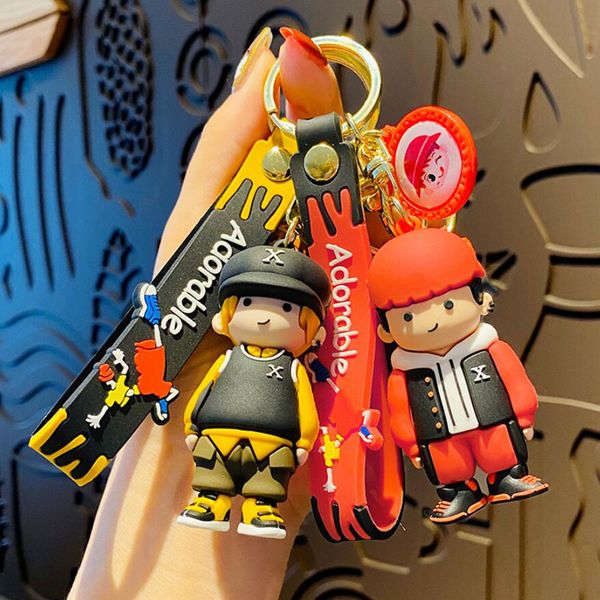 creativity cartoon keychains key chain buckles lovers men women bags cars keychain pvc tide male doll pendant accessories 4 colors classic s, Silver
creativity cartoon keychains key chain buckles lovers men women bags cars keychain pvc tide male doll pendant accessories 4 colors classic s, Silver