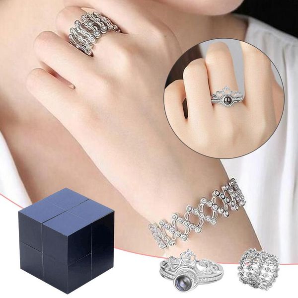 valentine's day jewelry set (versatile bracelets, rings) multifunctional bracelet retractable adjustable storage boxes & bins
valentine's day jewelry set (versatile bracelets, rings) multifunctional bracelet retractable adjustable storage boxes & bins