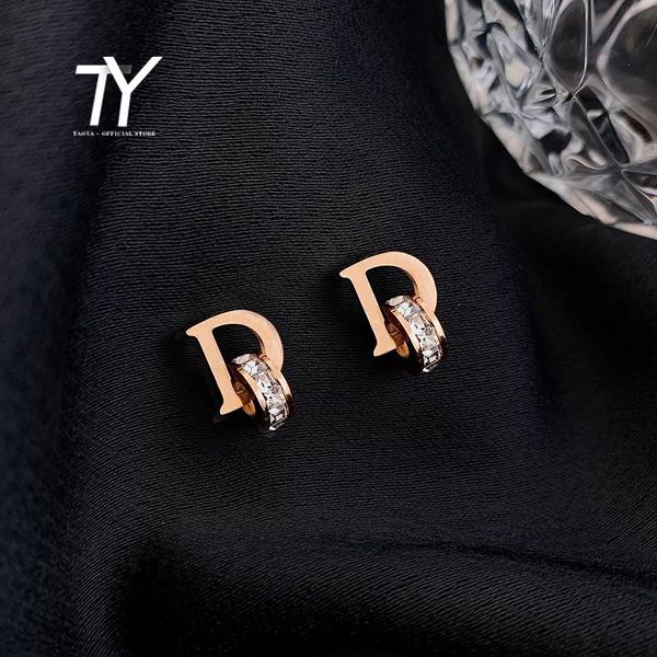 titanium steel zircon d letter circle earrings luxury party for women christmas unusual fashion versatile stud, Golden;silver
titanium steel zircon d letter circle earrings luxury party for women christmas unusual fashion versatile stud, Golden;silver