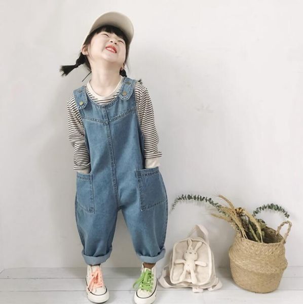 jumpsuits 2021 wholesale girls boys denim overalls autumn cotton fashion kids pants 2-8 years ws948, Blue
jumpsuits 2021 wholesale girls boys denim overalls autumn cotton fashion kids pants 2-8 years ws948, Blue