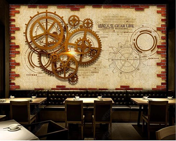 custom mural 3d po wallpaper retro industrial style brick wall gear bar coffee home decor living room for walls 3 d wallpapers
custom mural 3d po wallpaper retro industrial style brick wall gear bar coffee home decor living room for walls 3 d wallpapers