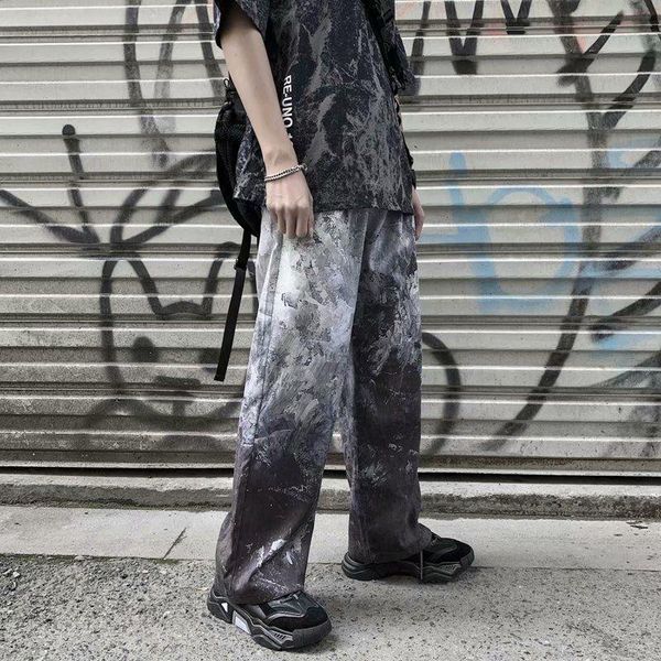 men's tie dyed wide leg pants woman 2021 casual oversize hip hop trousers streetwear male clothing, Black
men's tie dyed wide leg pants woman 2021 casual oversize hip hop trousers streetwear male clothing, Black