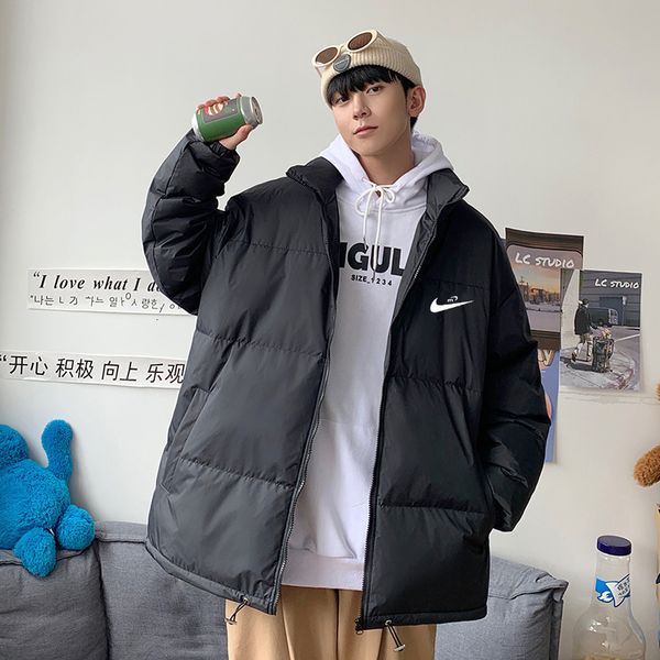 men's 2021 winter couple's cotton padded cloth hooded trend thickened men's students' warm and cold et women's, Black;brown
men's 2021 winter couple's cotton padded cloth hooded trend thickened men's students' warm and cold et women's, Black;brown