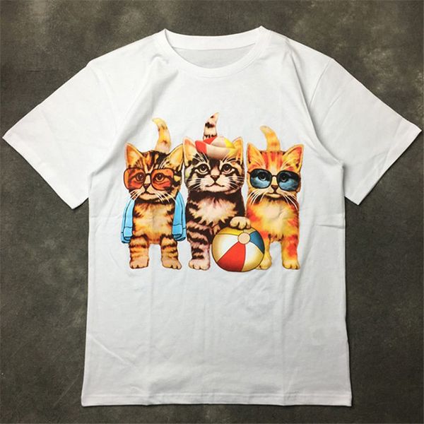 men's t-shirts fashion mens shirt 20ss famous street hree kittens print pullover polo short sleeve shirts men women c, White;black
men's t-shirts fashion mens shirt 20ss famous street hree kittens print pullover polo short sleeve shirts men women c, White;black