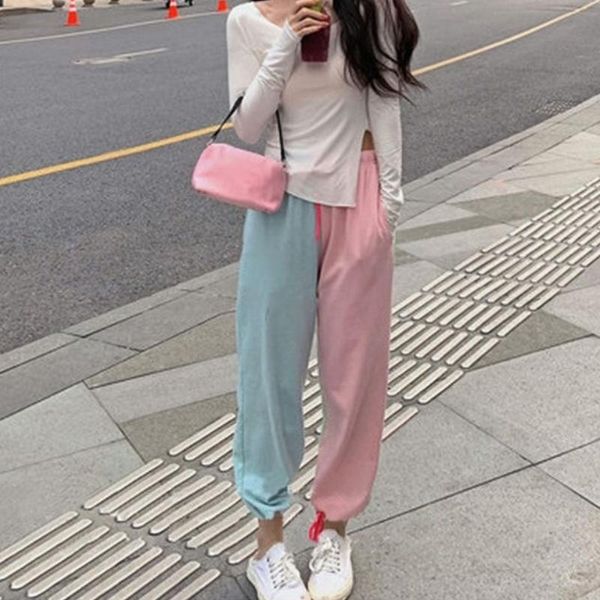 women's pants & capris women patchwork harajuku summer trouser harem students leisure loose all-match high street female clothing panel, Black;white
women's pants & capris women patchwork harajuku summer trouser harem students leisure loose all-match high street female clothing panel, Black;white