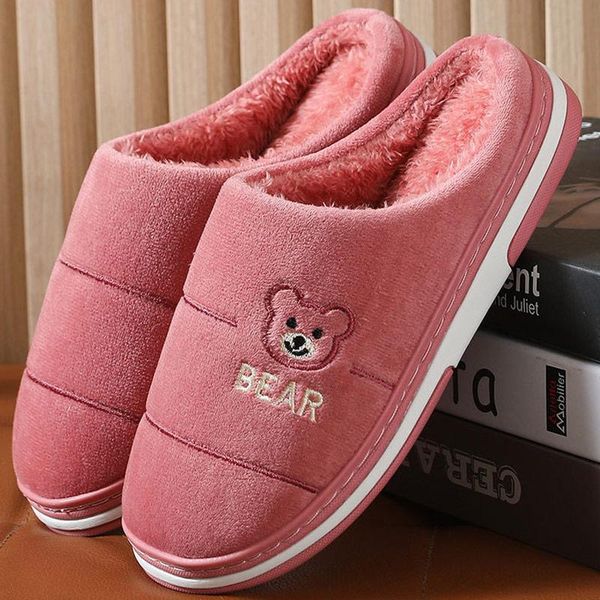 slippers ladies winter home cotton cute embroidery bear warm floor shoes indoor bedroom footwear 2021 short plush shoe, Black
slippers ladies winter home cotton cute embroidery bear warm floor shoes indoor bedroom footwear 2021 short plush shoe, Black