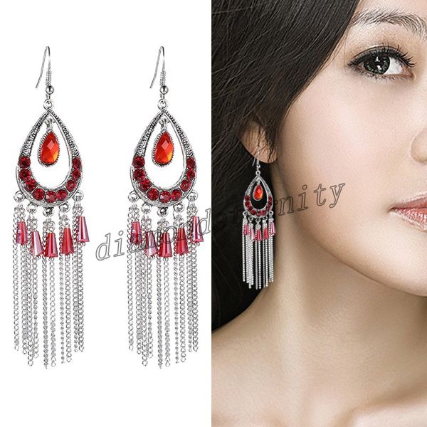 bohemia long multilayer chain tassel earrings for women fashion geometric hollow rhinestone drop dangle earrings charm jewelry, Silver
bohemia long multilayer chain tassel earrings for women fashion geometric hollow rhinestone drop dangle earrings charm jewelry, Silver