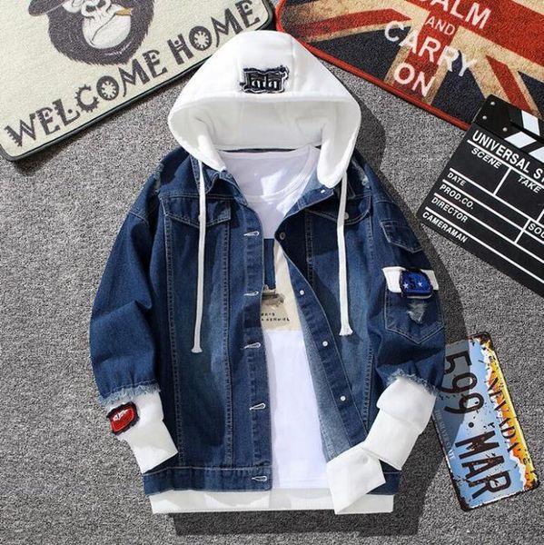 men's jackets men denim jacket streetwear hip hop hooded jean male casual outerwear 2021 autumn winter fashion slim fit coat, Black;brown
men's jackets men denim jacket streetwear hip hop hooded jean male casual outerwear 2021 autumn winter fashion slim fit coat, Black;brown