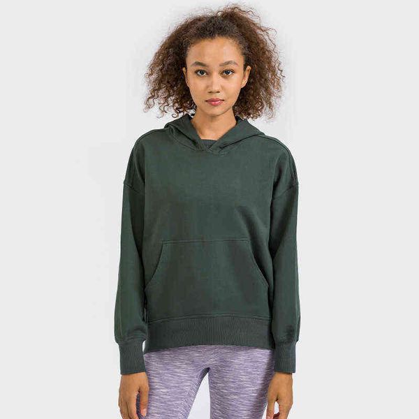 women's jackets 2021 autumn winter simple yoga sports leisure coat solid color loose shoulder cover hooded women's sweater, White
women's jackets 2021 autumn winter simple yoga sports leisure coat solid color loose shoulder cover hooded women's sweater, White