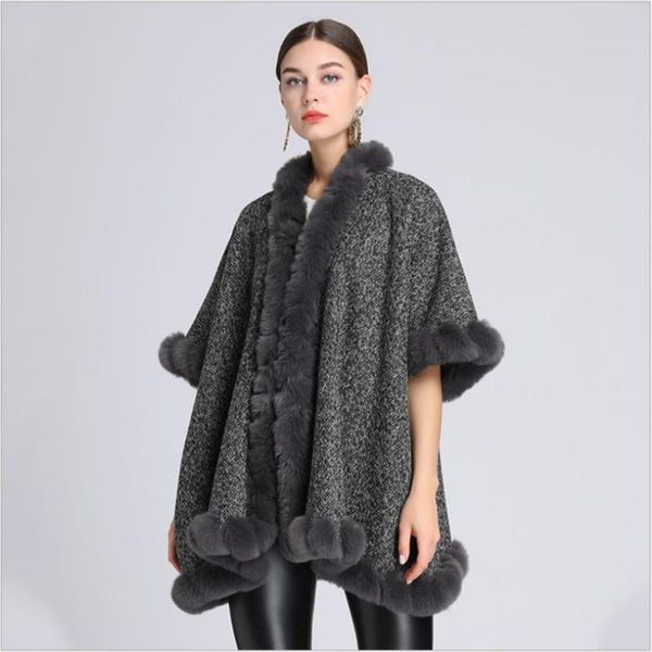 women's fur & faux american elegant velvet padded rex collar shawl cloak loose plus size knit cardigan coat women ladies, Black
women's fur & faux american elegant velvet padded rex collar shawl cloak loose plus size knit cardigan coat women ladies, Black