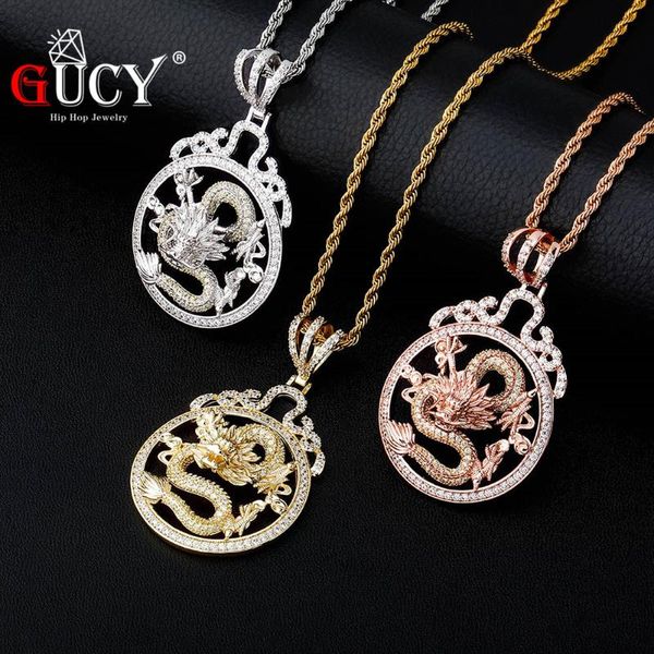 pendant necklaces animal dragon & 4mm tennis chain bling cubic zircon men's hip hop necklace jewelry, Silver
pendant necklaces animal dragon & 4mm tennis chain bling cubic zircon men's hip hop necklace jewelry, Silver
