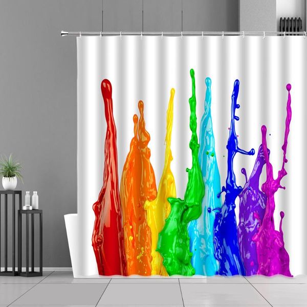 shower curtains creative colorful paint abstract pattern curtain for bathroom decor polyester fabric bathtub with hook waterproof
shower curtains creative colorful paint abstract pattern curtain for bathroom decor polyester fabric bathtub with hook waterproof