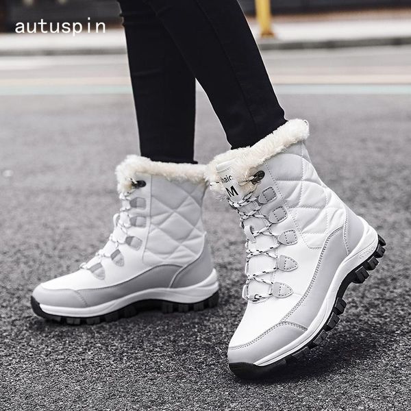 boots autuspin women mid-calf snow 2021 winter waterproof casual keep warm plush shoes ladies lace-up platform short woman, Black
boots autuspin women mid-calf snow 2021 winter waterproof casual keep warm plush shoes ladies lace-up platform short woman, Black
