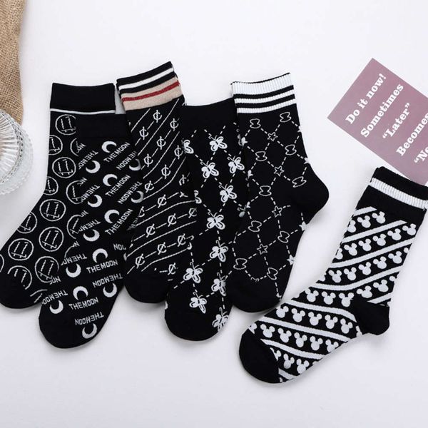 black high autumn winter pure cotton version fashion comfortable net red, Black;white
black high autumn winter pure cotton version fashion comfortable net red, Black;white