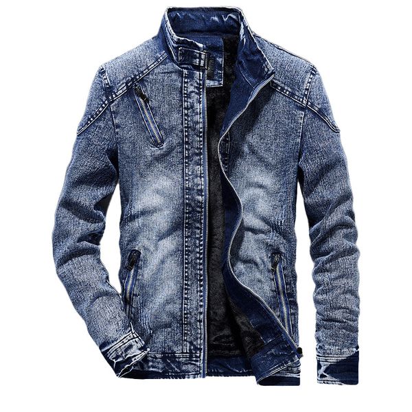 mens jacket men designer apparel zipper denim jackets new fit plus velvet stand collar slim trend coat all -match fashion coats fabric, Black;brown
mens jacket men designer apparel zipper denim jackets new fit plus velvet stand collar slim trend coat all -match fashion coats fabric, Black;brown