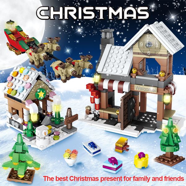 741pcs winter village tree snowman building blocks city christmas santa claus figures bricks kids toys gifts 1008
741pcs winter village tree snowman building blocks city christmas santa claus figures bricks kids toys gifts 1008