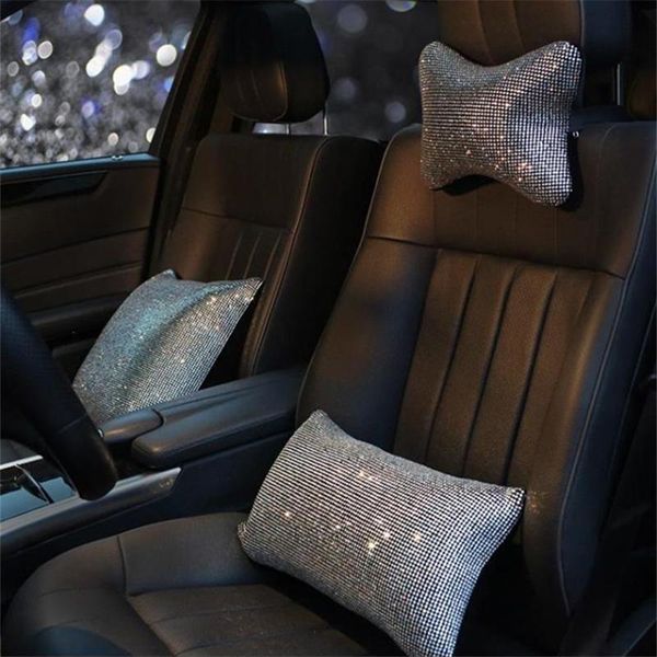 seat cushions fashion rhinestone crystal car headrest neck pillows diamond belt cover pad waist support auto interior accessories set
seat cushions fashion rhinestone crystal car headrest neck pillows diamond belt cover pad waist support auto interior accessories set