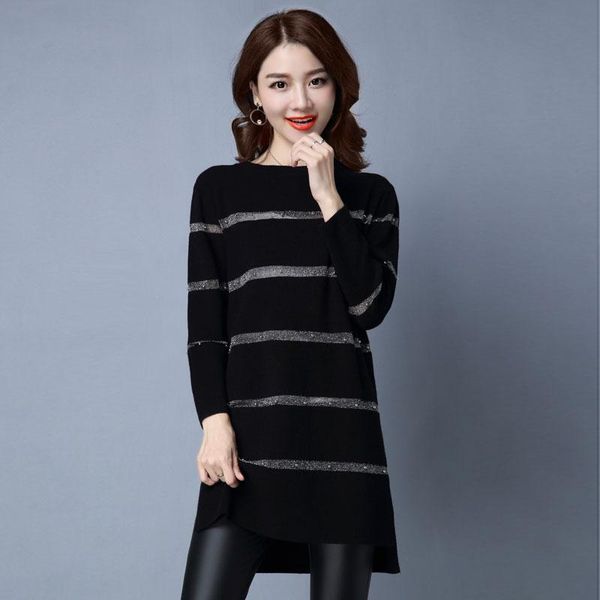 women's sweaters 2021 autumn and winter cashmere sweater, mid size long dress, large bottomless jersey., White;black
women's sweaters 2021 autumn and winter cashmere sweater, mid size long dress, large bottomless jersey., White;black
