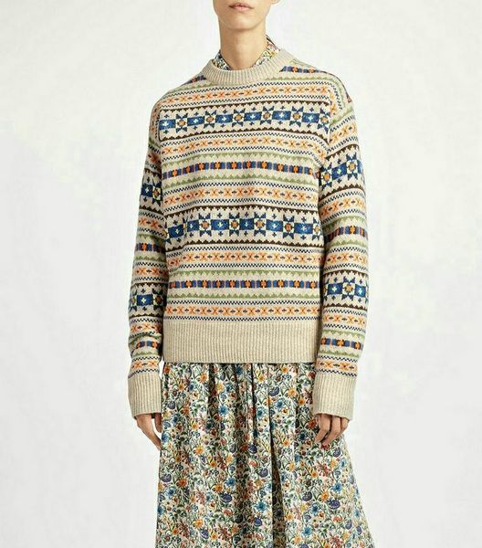 women's sweaters scottish yellow/grey jacquard crew neck wool/cashmere sweater cozy colorful geometric crochet dropped ribbed knit, White;black
women's sweaters scottish yellow/grey jacquard crew neck wool/cashmere sweater cozy colorful geometric crochet dropped ribbed knit, White;black