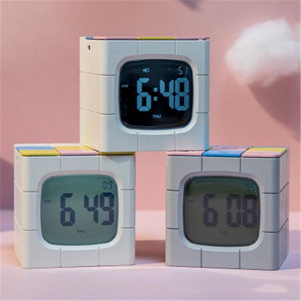 other clocks & accessories cube multi-functionclock digital led desk table alarm clock usb charging electronic time manager
other clocks & accessories cube multi-functionclock digital led desk table alarm clock usb charging electronic time manager