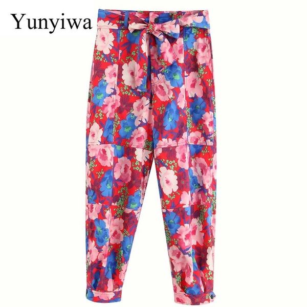 women's pants & capris 2021 women vintage flower printing casual harem female retro bow tied sashes leisure trousers streetwear loose, Black;white
women's pants & capris 2021 women vintage flower printing casual harem female retro bow tied sashes leisure trousers streetwear loose, Black;white