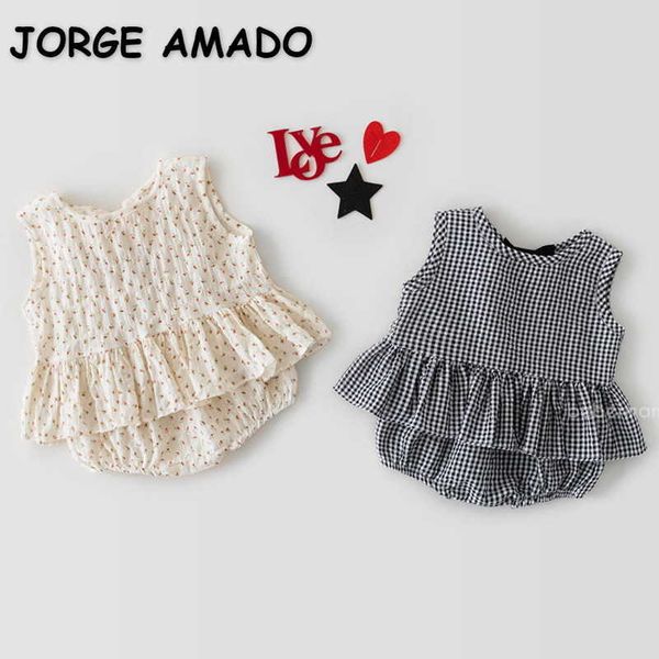 summer baby girl bodysuit floral plaid jumpsuit born 2-pcs sets cute style kids clothes e01 210610, Blue
summer baby girl bodysuit floral plaid jumpsuit born 2-pcs sets cute style kids clothes e01 210610, Blue