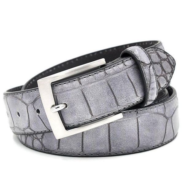 belts mens fashion waist faux crocodile pattern with split leather luxury male designer belt accessories men's gifts, Black;brown
belts mens fashion waist faux crocodile pattern with split leather luxury male designer belt accessories men's gifts, Black;brown