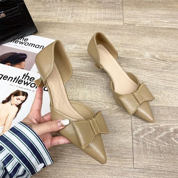 closed toe sandals 2021 summer women's shoes middle heel fine hollow pointed-toe bowknot fairy style dress, Black
closed toe sandals 2021 summer women's shoes middle heel fine hollow pointed-toe bowknot fairy style dress, Black