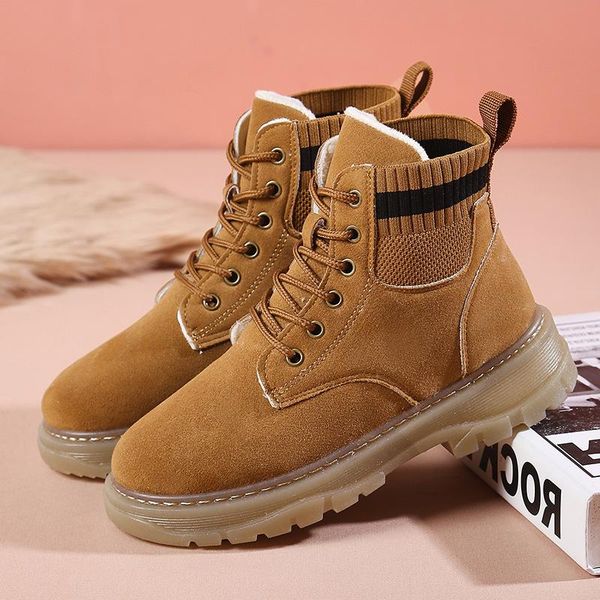 boots faux suede women winter platform shoes female fashion lace up short plush warm woman cotton boot, Black
boots faux suede women winter platform shoes female fashion lace up short plush warm woman cotton boot, Black