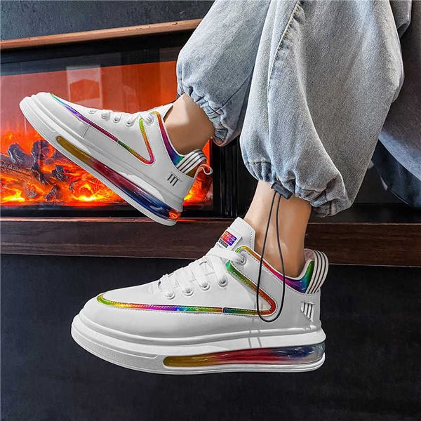 2021 autumn and winter air cushion thick soled small white shoes men's fashion student leisure board round head lace up
2021 autumn and winter air cushion thick soled small white shoes men's fashion student leisure board round head lace up