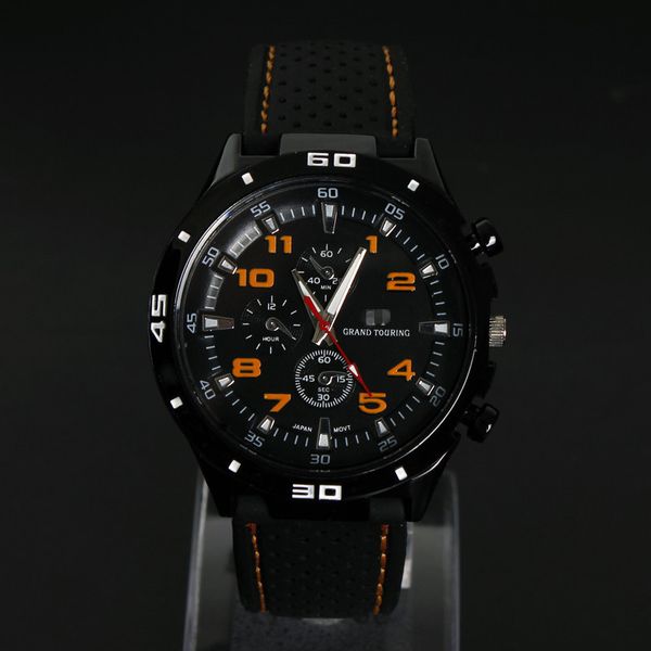 fashion trend male personality creative quartz watch silicone strap, Slivery;brown
fashion trend male personality creative quartz watch silicone strap, Slivery;brown